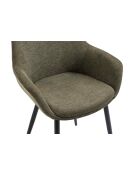 Fever - Set di 2 poltrone verde/nero - 64x59x86 cm