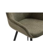 Fever - Set di 2 poltrone verde/nero - 64x59x86 cm