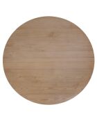 Sit - Tafel Scandi Natural Blond, Zwart - 120x120x75cm