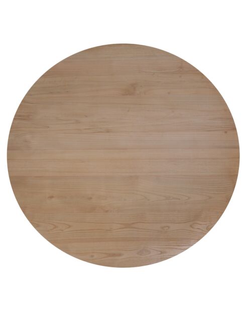 Sit - Tisch Scandi Naturblond, Schwarz - 120x120x75cm