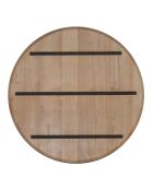 Sit - Tafel Scandi Natural Blond, Zwart - 120x120x75cm