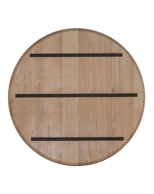 Sit - Tisch Scandi Naturblond, Schwarz - 120x120x75cm