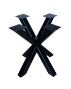 Sit - Tafel Scandi Natural Blond, Zwart - 120x120x75cm