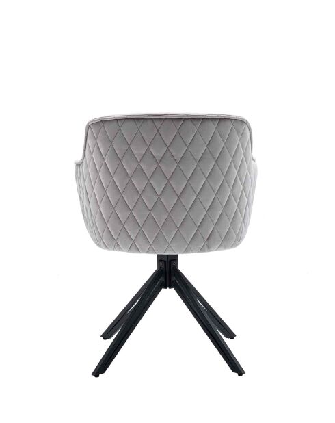 Fever - fauteuil met honingraatstiksel, lichtgrijs - 59x60x83 cm