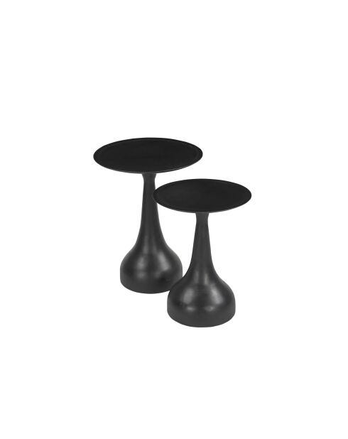 Sit - Table d'appoint Black Smooth noire - 38x38x52cm