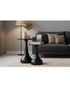 Sit - Table d'appoint Black Smooth noire - 38x38x52cm