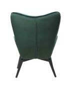 Fever - Poltrona verde, velluto - 80x99x92 cm