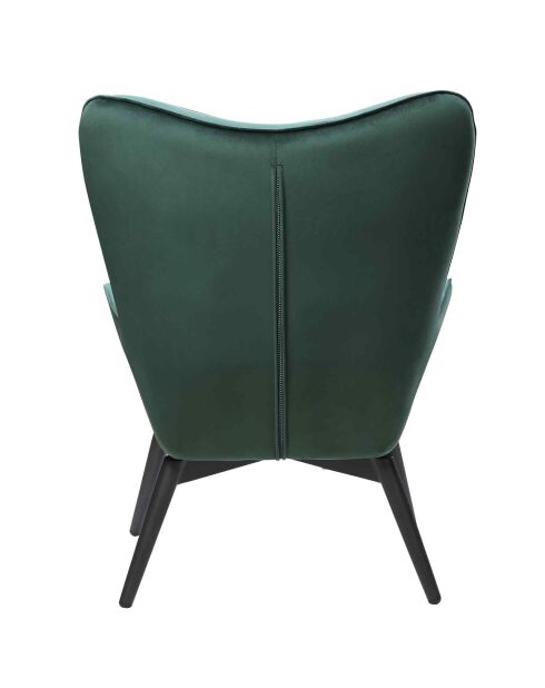 Fever - Poltrona verde, velluto - 80x99x92 cm