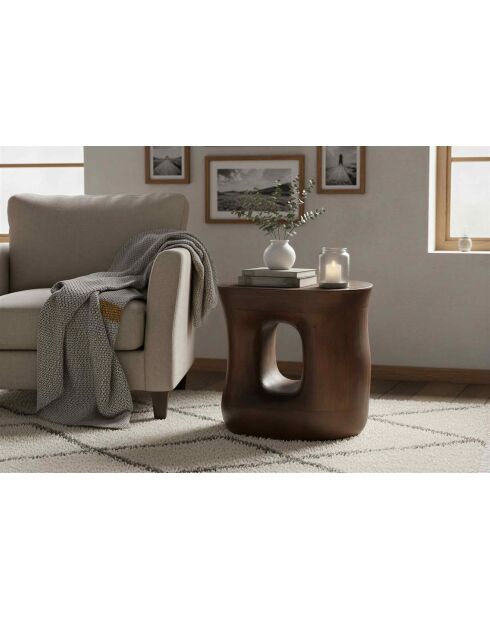 Sit - Table d'appoint Rondura brune - 40x36x41cm