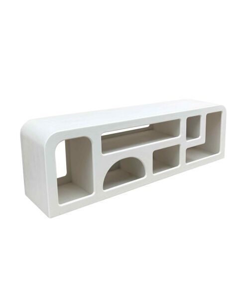 Sit - Buffet bas Holvik blanc naturel - 160x40x50cm