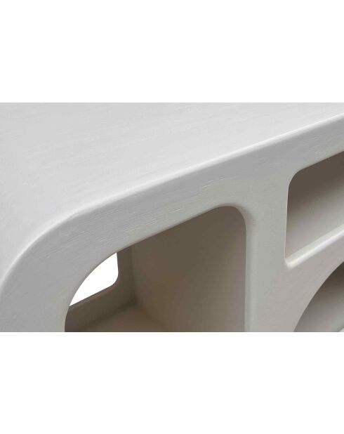 Sit - Buffet bas Holvik blanc naturel - 160x40x50cm