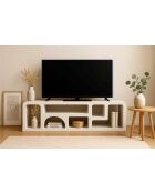 Sit - Credenza bassa Holvik bianco naturale - 160x40x50cm