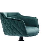 Fever - Poltrona trapuntata a nido d'ape, verde - 59x60x83 cm