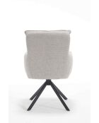 Fever - Fauteuil tissu structurel gris - 60x67x93 cm