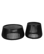 Sit - Table d'appoint Black Smooth noire - 50x50x46cm