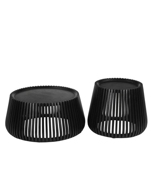 Sit - Table d'appoint Black Smooth noire - 50x50x46cm