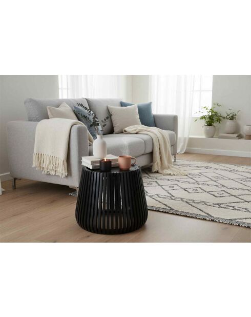 Sit - Table d'appoint Black Smooth noire - 50x50x46cm