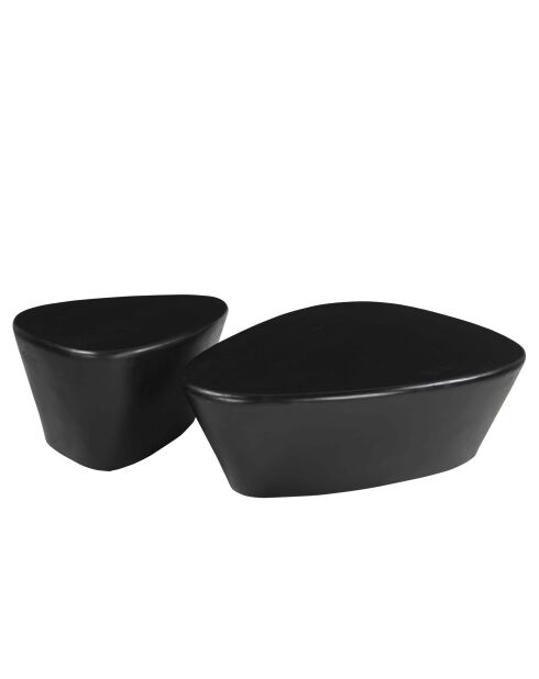 Sit - Table d'appoint Black Smooth noire - 70x53x36cm