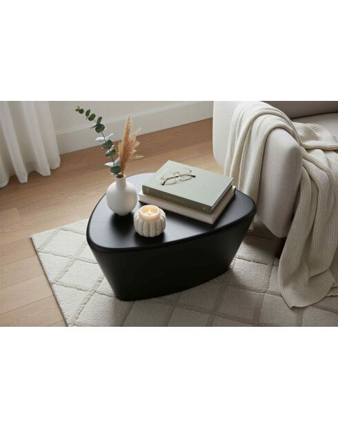 Sit - Table d'appoint Black Smooth noire - 70x53x36cm