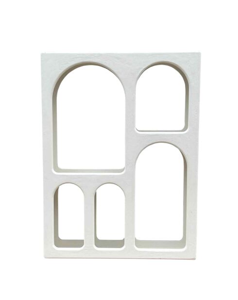 Sit - Étagère murale Holvik blanc naturel - 60x14x80cm