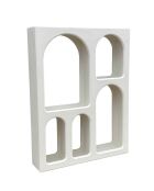 Sit - Étagère murale Holvik blanc naturel - 60x14x80cm