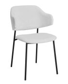 Fever - Set di 2 poltrone bianche ricce - 54x59x83 cm