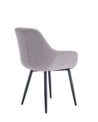 Fever - set van 2 fauteuils in taupe krulstof - 64x59x86 cm