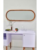 Sit - Miroir Rattan naturel - 44x3,5x120cm
