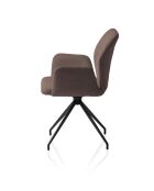 Fever - Sessel mit 180°-Drehfunktion braun - 59x58x88 cm