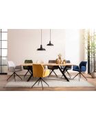 Fever - Sessel mit 180°-Drehfunktion braun - 59x58x88 cm