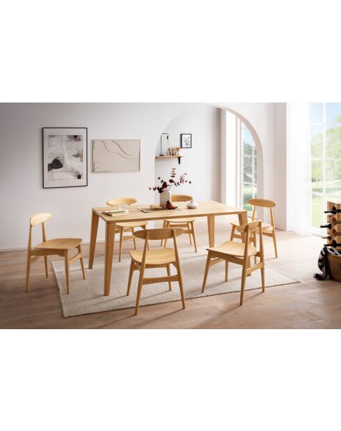 Sit - Table Scandi Blonde naturel - 160x90x78cm