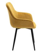 Fever - Set di 2 poltrone giallo/nero - 64x59x86 cm