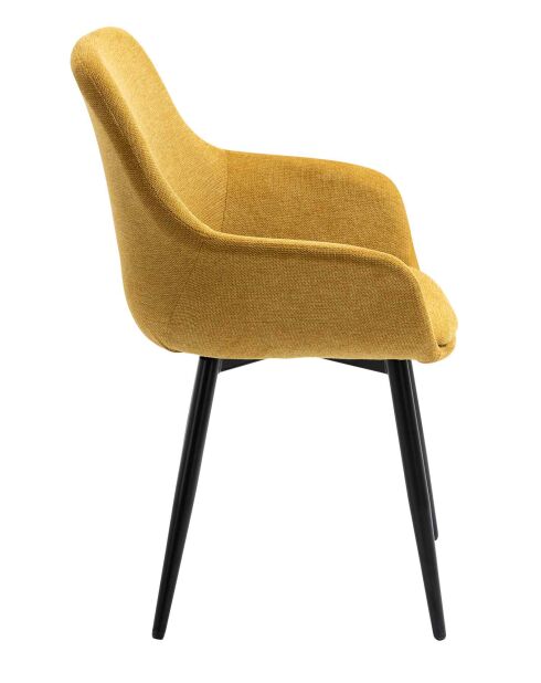 Fever - Set di 2 poltrone giallo/nero - 64x59x86 cm