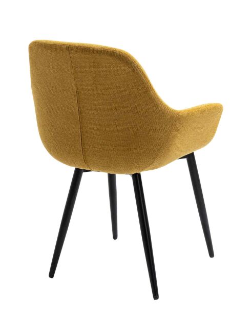 Fever - Set di 2 poltrone giallo/nero - 64x59x86 cm