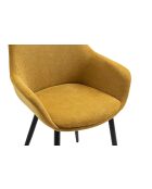 Fever - Set di 2 poltrone giallo/nero - 64x59x86 cm