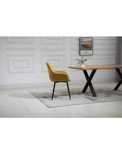 Fever - Set di 2 poltrone giallo/nero - 64x59x86 cm