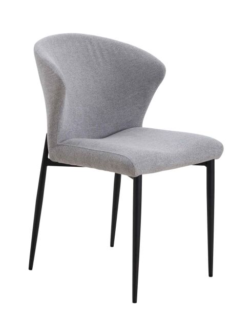 Fever - Set aus 2 grauen Esszimmerstühlen - 47x58x82 cm