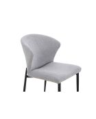 Fever - Set aus 2 grauen Esszimmerstühlen - 47x58x82 cm