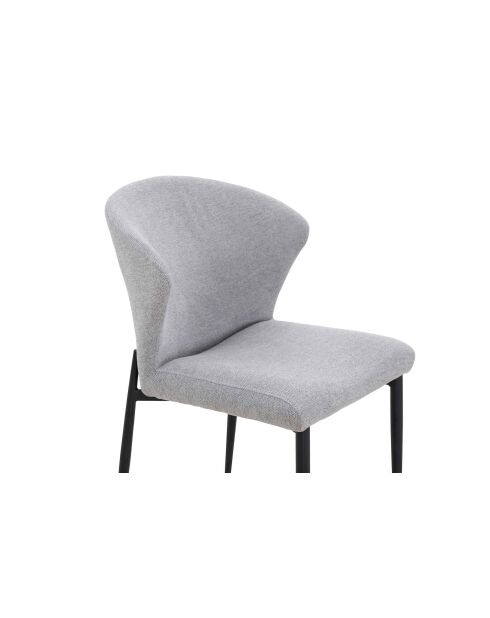 Fever - Set aus 2 grauen Esszimmerstühlen - 47x58x82 cm