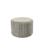 Fever - Pouf gris clair - D.55 cm