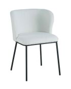 Fever - Lot de 2 chaises blanches - 54,5x59x76 cm