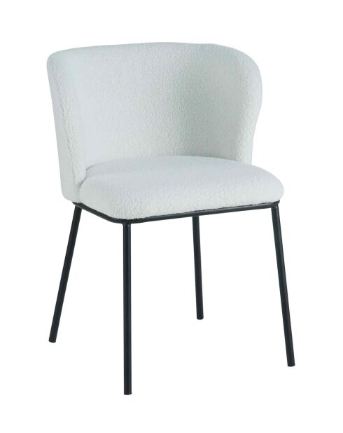 Fever - Lot de 2 chaises blanches - 54,5x59x76 cm