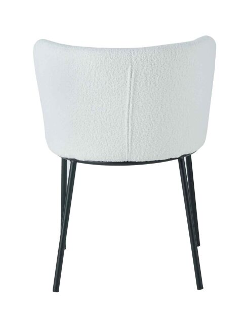 Fever - Lot de 2 chaises blanches - 54,5x59x76 cm