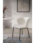 Fever - Lot de 2 chaises blanches - 54,5x59x76 cm