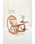 Sit - Schaukelstuhl aus natürlichem Rattan - 53x100x96cm