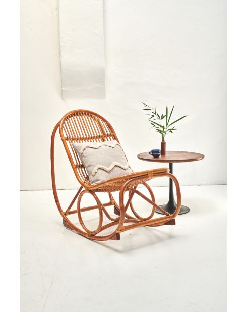 Sit - Chaise à bascule Rattan naturel - 53x100x96cm