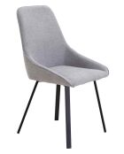 Fever - Set aus 2 grauen Esszimmerstühlen - 51x47x87 cm