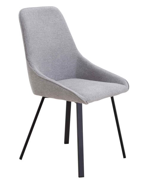 Fever - Set aus 2 grauen Esszimmerstühlen - 51x47x87 cm