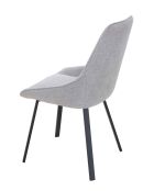 Fever - Set aus 2 grauen Esszimmerstühlen - 51x47x87 cm