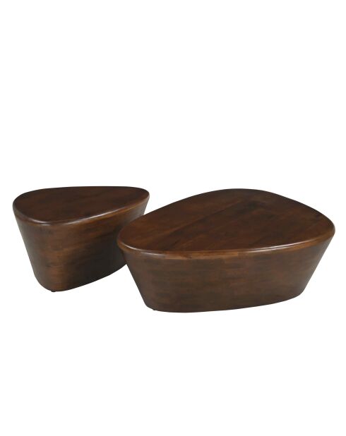 Sit - Table d'appoint Rondura brune - 70x53x36cm